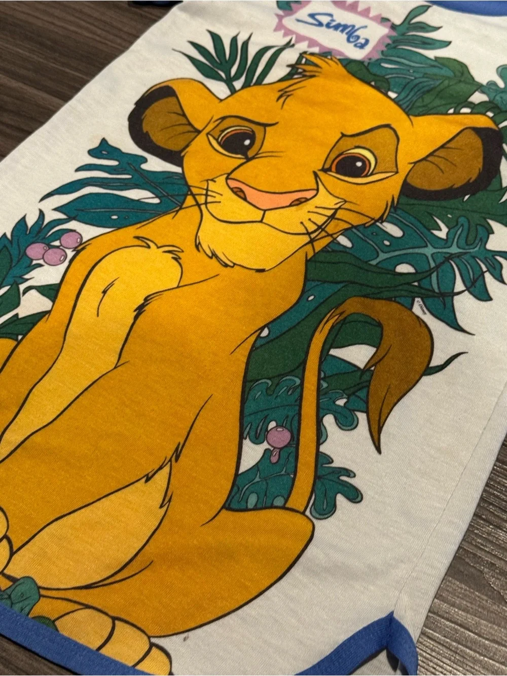 Disney Lion King Simba Sleep Shirt Nightgown Size 5 USA Made Kids Pajamas - Picture 2 of 6
